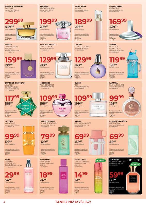 Drogerie Jawa - gazetka promocyjna Gazetka od soboty 04.07 do poniedziałku 03.08 - strona 4