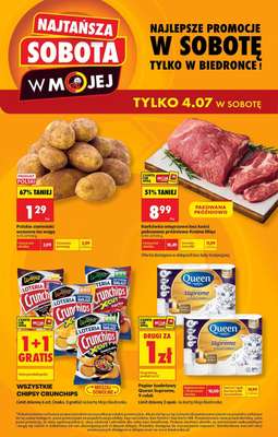 Biedronka - gazetka promocyjna Najtańsza sobota od soboty 04.07 do soboty 04.07