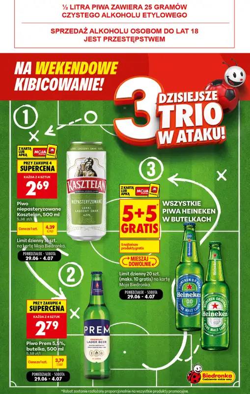 Biedronka - gazetka promocyjna Weekendowe kibicowanie od soboty 04.07 do soboty 04.07 - strona 7