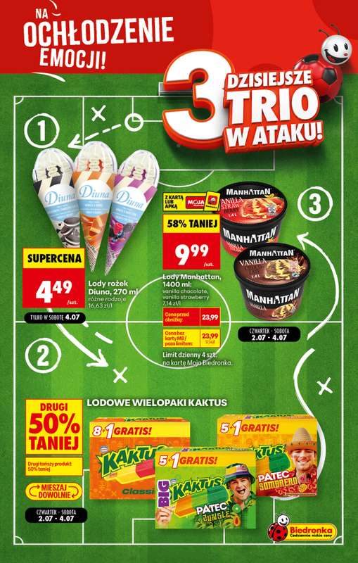 Biedronka - gazetka promocyjna Weekendowe kibicowanie od soboty 04.07 do soboty 04.07 - strona 3