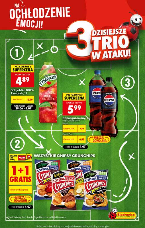 Biedronka - gazetka promocyjna Weekendowe kibicowanie od soboty 04.07 do soboty 04.07 - strona 4