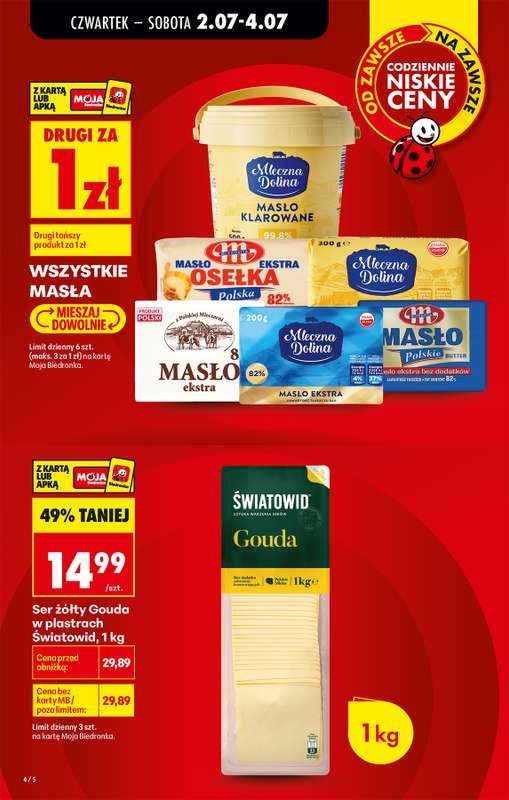 Biedronka - gazetka promocyjna Od czwartku od czwartku 02.07 do środy 08.07 - strona 4