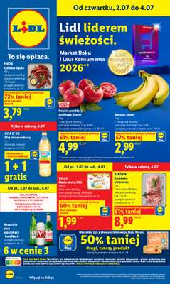 Lidl - gazetka promocyjna Oferta od czwartku od czwartku 02.07 do soboty 04.07