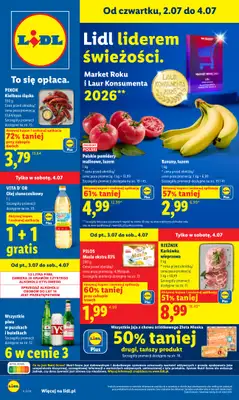 Lidl - gazetka promocyjna Oferta od czwartku od czwartku 02.07 do soboty 04.07