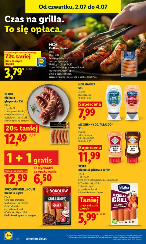 Lidl - gazetka promocyjna Oferta od czwartku od czwartku 02.07 do soboty 04.07 - strona 50