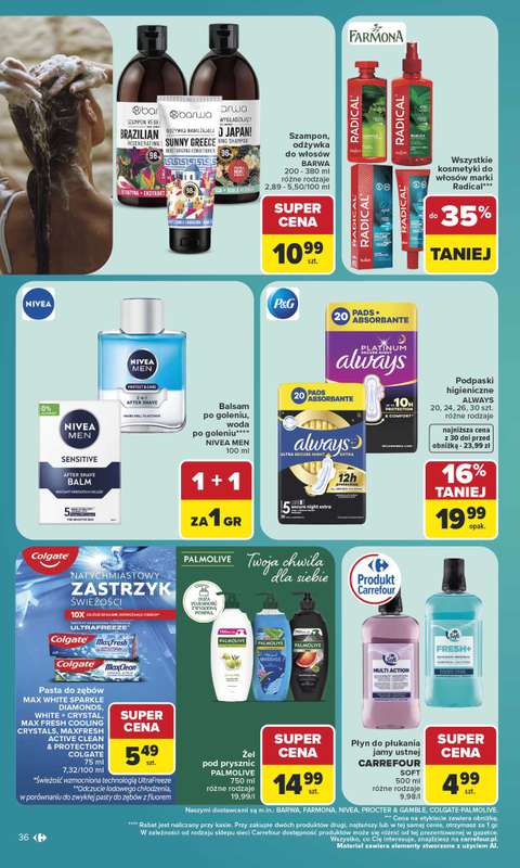 Carrefour - gazetka promocyjna Gazetka Carrefour od poniedziałku od poniedziałku 06.07 do soboty 11.07 - strona 36