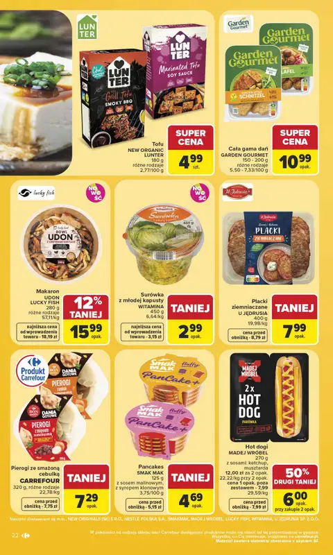 Carrefour - gazetka promocyjna Gazetka Carrefour od poniedziałku od poniedziałku 06.07 do soboty 11.07 - strona 22