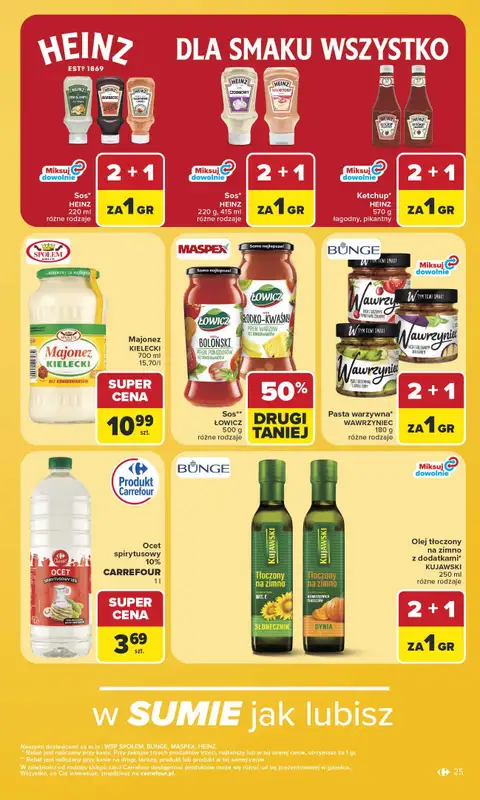 Carrefour - gazetka promocyjna Gazetka Carrefour od poniedziałku od poniedziałku 06.07 do soboty 11.07 - strona 25