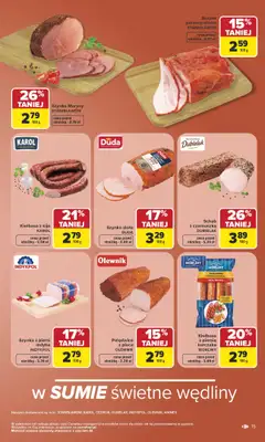 Carrefour - gazetka promocyjna Gazetka Carrefour od poniedziałku od poniedziałku 06.07 do soboty 11.07 - strona 15