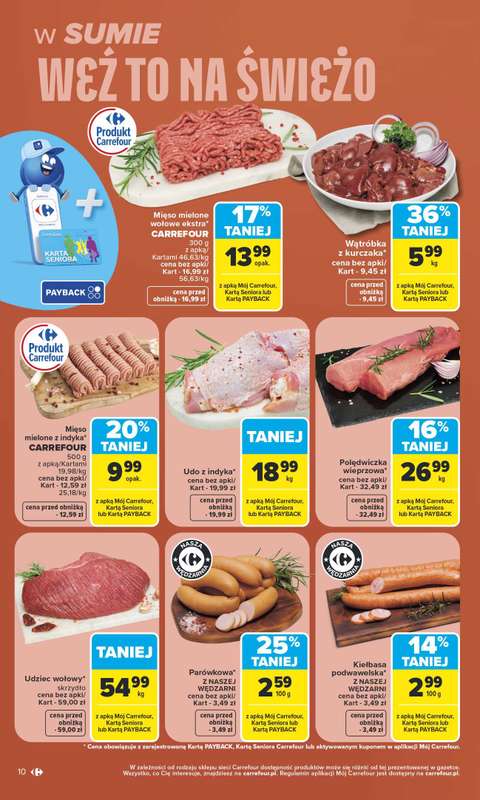 Carrefour - gazetka promocyjna Gazetka Carrefour od poniedziałku od poniedziałku 06.07 do soboty 11.07 - strona 10