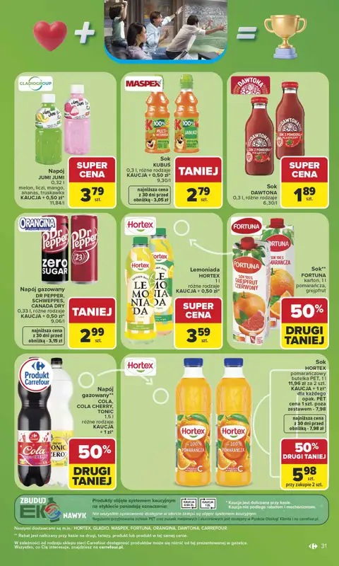 Carrefour - gazetka promocyjna Gazetka Carrefour od poniedziałku od poniedziałku 06.07 do soboty 11.07 - strona 31