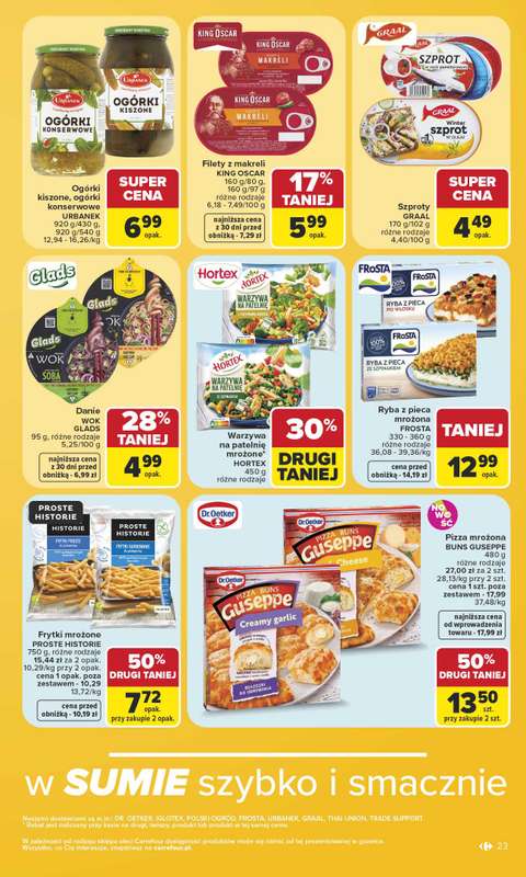 Carrefour - gazetka promocyjna Gazetka Carrefour od poniedziałku od poniedziałku 06.07 do soboty 11.07 - strona 23
