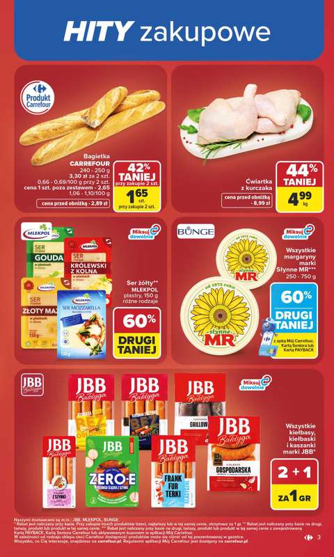 Carrefour - gazetka promocyjna Gazetka Carrefour od poniedziałku od poniedziałku 06.07 do soboty 11.07 - strona 3