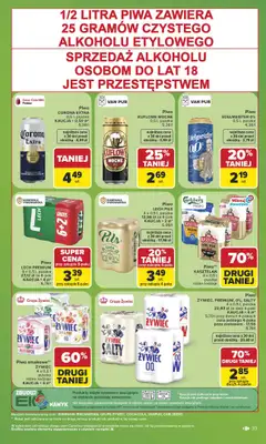 Carrefour - gazetka promocyjna Gazetka Carrefour od poniedziałku od poniedziałku 06.07 do soboty 11.07 - strona 33