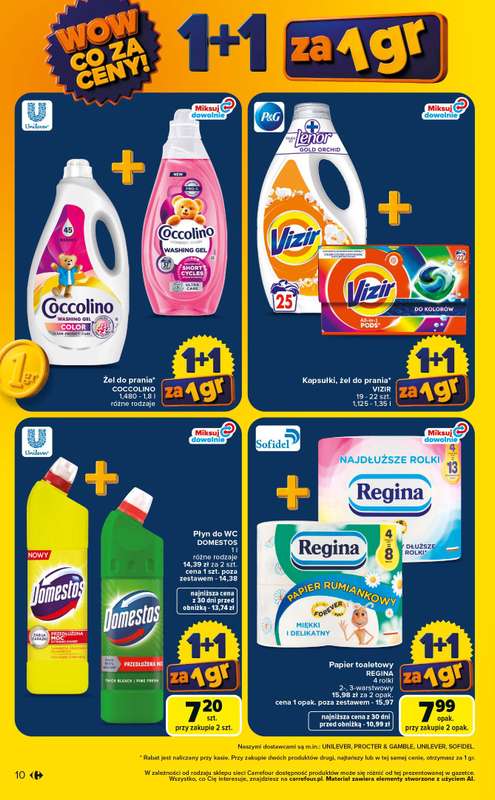 Carrefour - gazetka promocyjna Gazetka Wow co za ceny od poniedziałku 06.07 do soboty 11.07 - strona 10