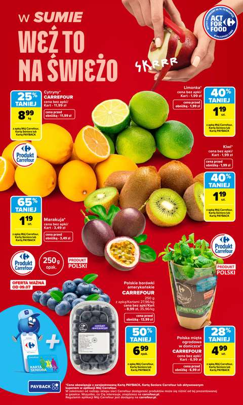 Carrefour - gazetka promocyjna Gazetka Weź to na świeżo od poniedziałku 06.07 do soboty 11.07 - strona 5