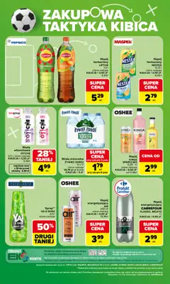 Carrefour - gazetka promocyjna Gazetka Zakupowa taktyka kibica od poniedziałku 06.07 do soboty 11.07 - strona 2