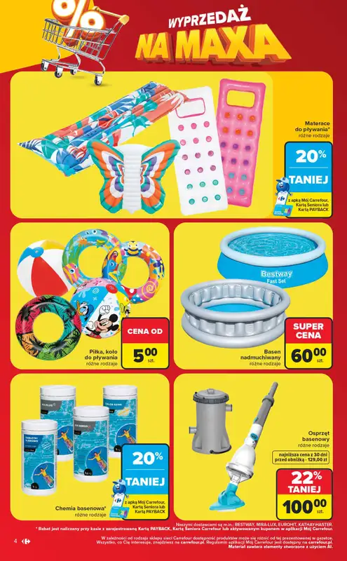 Carrefour - gazetka promocyjna Gazetka Wyprzedaż na maxa od poniedziałku 06.07 do soboty 18.07 - strona 4