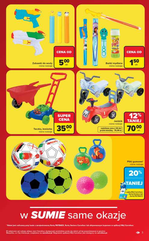 Carrefour - gazetka promocyjna Gazetka Wyprzedaż na maxa od poniedziałku 06.07 do soboty 18.07 - strona 3