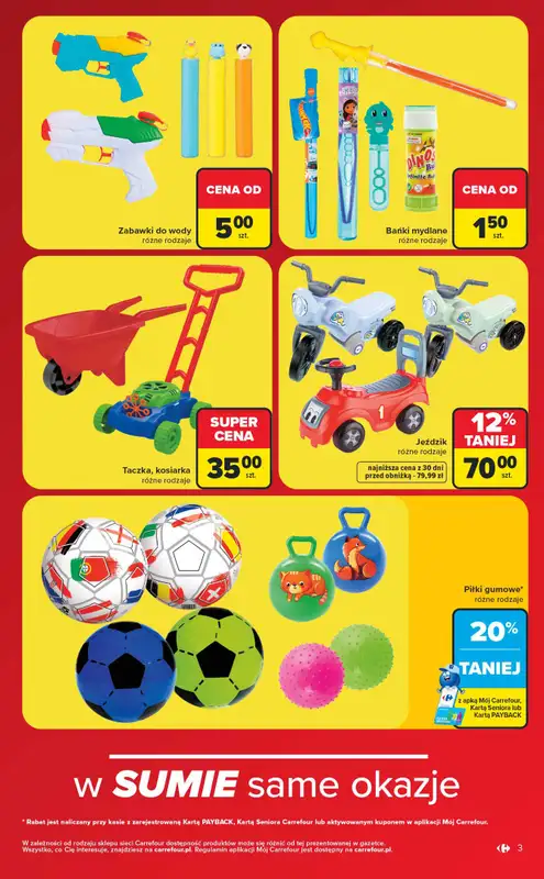 Carrefour - gazetka promocyjna Gazetka Wyprzedaż na maxa od poniedziałku 06.07 do soboty 18.07 - strona 3