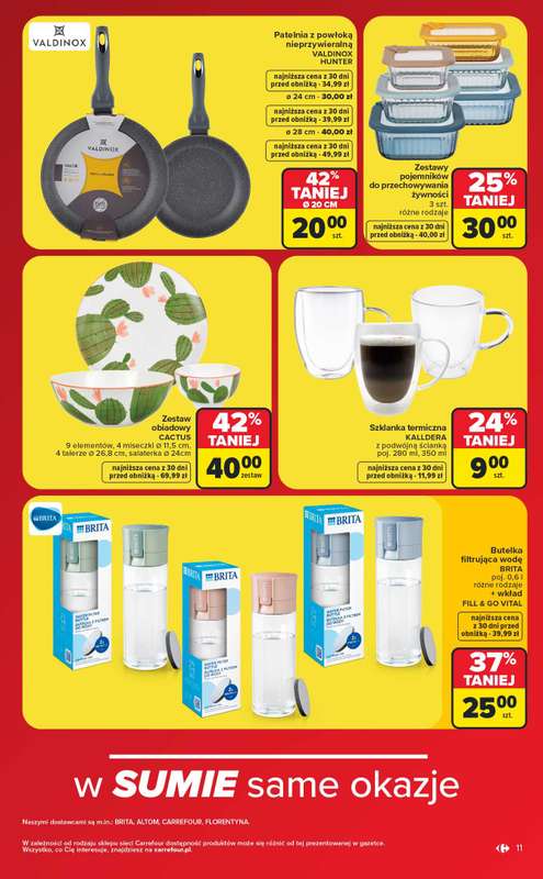 Carrefour - gazetka promocyjna Gazetka Wyprzedaż na maxa od poniedziałku 06.07 do soboty 18.07 - strona 11