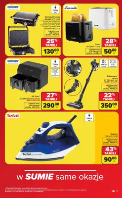 Carrefour - gazetka promocyjna Gazetka Wyprzedaż na maxa od poniedziałku 06.07 do soboty 18.07 - strona 9