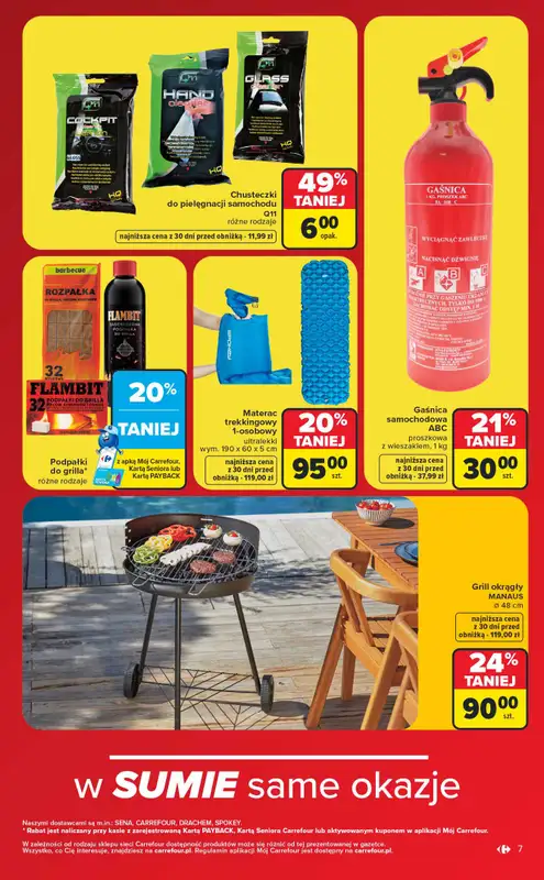 Carrefour - gazetka promocyjna Gazetka Wyprzedaż na maxa od poniedziałku 06.07 do soboty 18.07 - strona 7