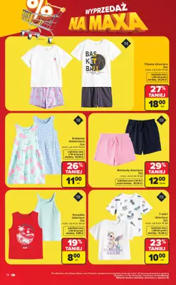 Carrefour - gazetka promocyjna Gazetka Wyprzedaż na maxa od poniedziałku 06.07 do soboty 18.07 - strona 14