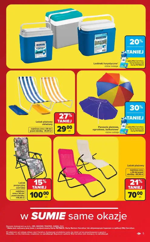 Carrefour - gazetka promocyjna Gazetka Wyprzedaż na maxa od poniedziałku 06.07 do soboty 18.07 - strona 5