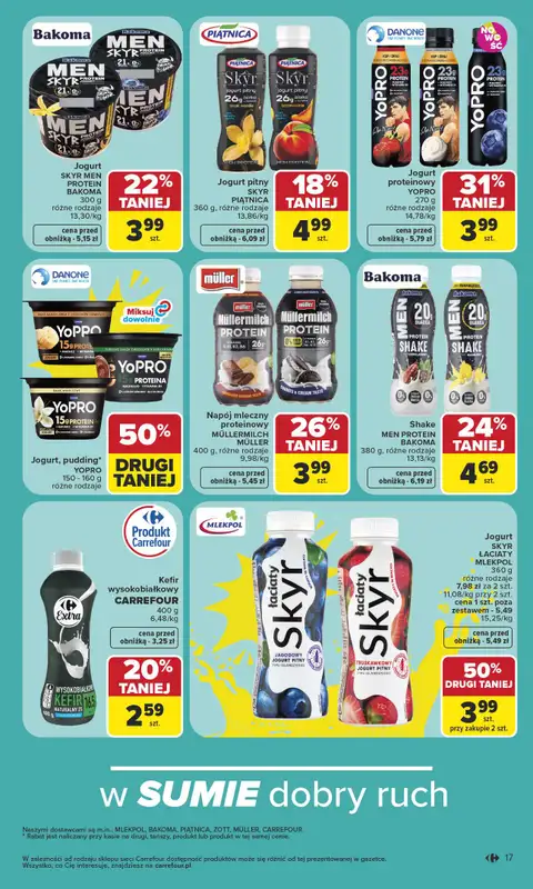 Carrefour - gazetka promocyjna Gazetka Latem jest pięknie od poniedziałku 06.07 do soboty 18.07 - strona 17