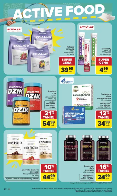 Carrefour - gazetka promocyjna Gazetka Latem jest pięknie od poniedziałku 06.07 do soboty 18.07 - strona 22