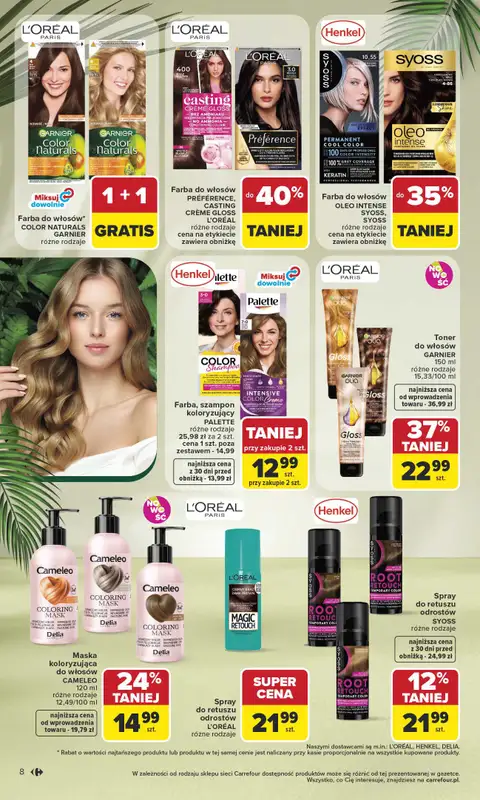 Carrefour - gazetka promocyjna Gazetka Latem jest pięknie od poniedziałku 06.07 do soboty 18.07 - strona 8