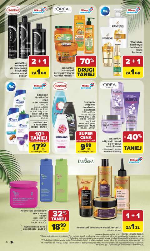 Carrefour - gazetka promocyjna Gazetka Latem jest pięknie od poniedziałku 06.07 do soboty 18.07 - strona 6