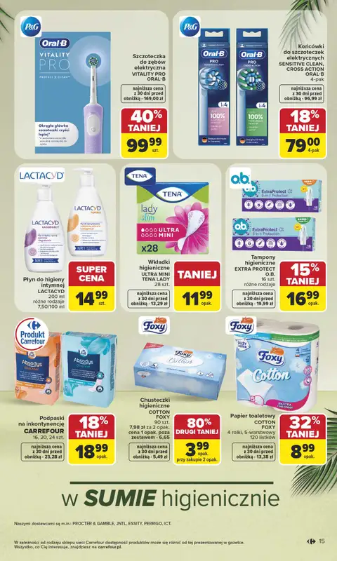 Carrefour - gazetka promocyjna Gazetka Latem jest pięknie od poniedziałku 06.07 do soboty 18.07 - strona 15