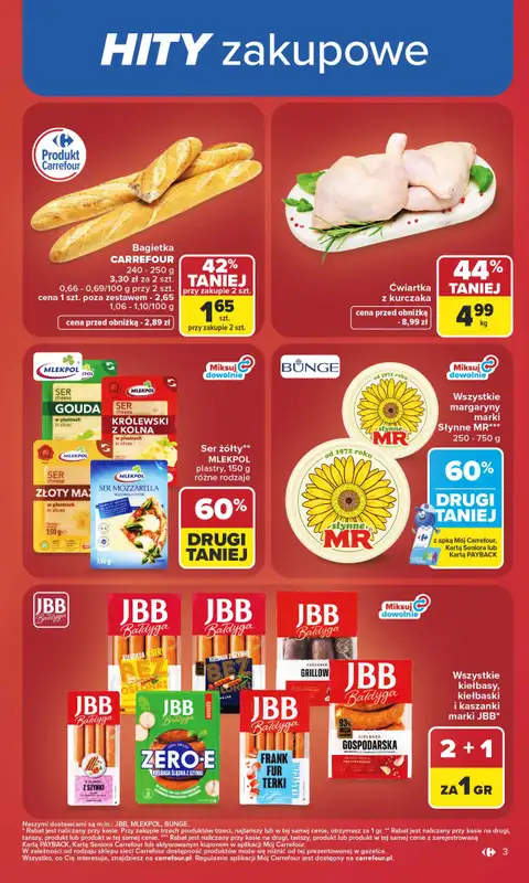 Carrefour Market - gazetka promocyjna Gazetka Carrefour Market od poniedziałku od poniedziałku 06.07 do soboty 11.07 - strona 3