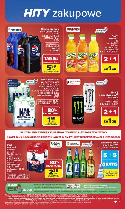 Carrefour Market - gazetka promocyjna Gazetka Carrefour Market od poniedziałku od poniedziałku 06.07 do soboty 11.07 - strona 7