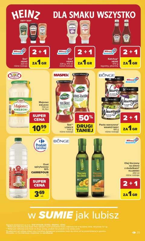 Carrefour Market - gazetka promocyjna Gazetka Carrefour Market od poniedziałku od poniedziałku 06.07 do soboty 11.07 - strona 25