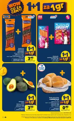 Carrefour Market - gazetka promocyjna Gazetka Wow co za ceny od poniedziałku 06.07 do soboty 11.07 - strona 2