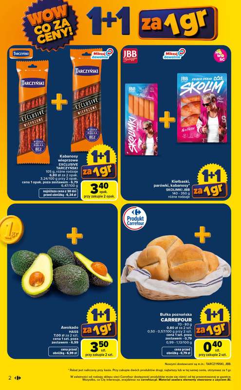 Carrefour Market - gazetka promocyjna Gazetka Wow co za ceny od poniedziałku 06.07 do soboty 11.07 - strona 2
