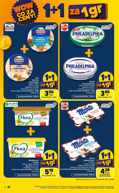 Carrefour Market - gazetka promocyjna Gazetka Wow co za ceny  do soboty 11.07 - strona 4