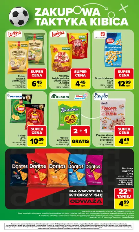 Carrefour Market - gazetka promocyjna Gazetka Zakupowa taktyka kibica od poniedziałku 06.07 do soboty 11.07 - strona 6