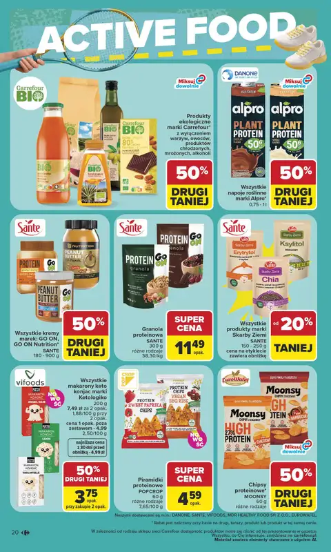 Carrefour Market - gazetka promocyjna Gazetka Latem jest pięknie od poniedziałku 06.07 do soboty 18.07 - strona 20