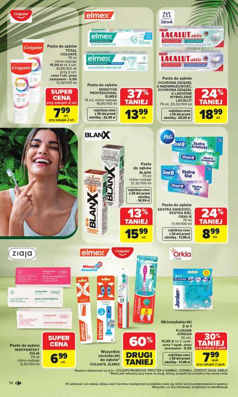 Carrefour Market - gazetka promocyjna Gazetka Latem jest pięknie od poniedziałku 06.07 do soboty 18.07 - strona 14