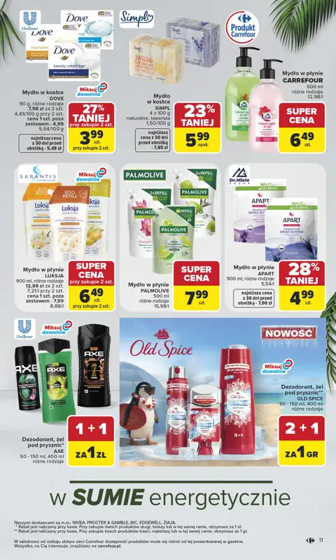 Carrefour Market - gazetka promocyjna Gazetka Latem jest pięknie od poniedziałku 06.07 do soboty 18.07 - strona 11