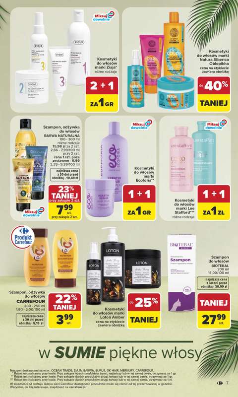 Carrefour Market - gazetka promocyjna Gazetka Latem jest pięknie od poniedziałku 06.07 do soboty 18.07 - strona 7