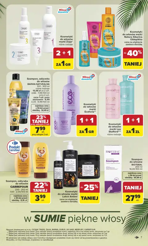 Carrefour Market - gazetka promocyjna Gazetka Latem jest pięknie od poniedziałku 06.07 do soboty 18.07 - strona 7
