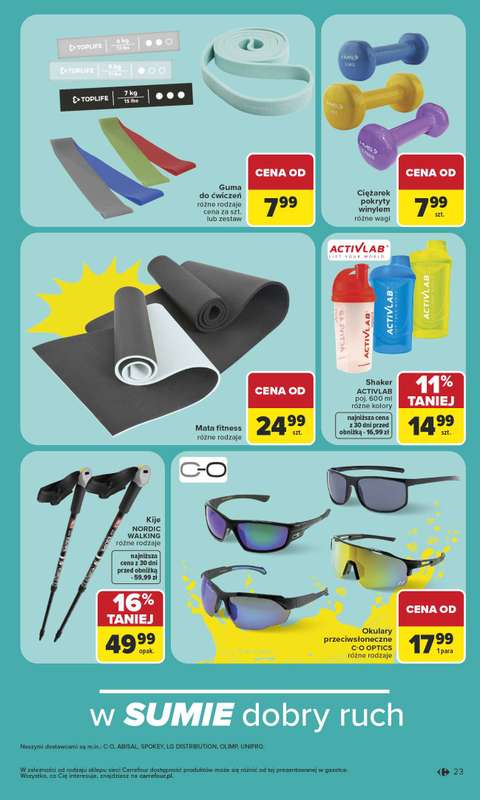Carrefour Market - gazetka promocyjna Gazetka Latem jest pięknie od poniedziałku 06.07 do soboty 18.07 - strona 23