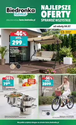 Biedronka Home - gazetka promocyjna Najlepsze oferty od soboty 04.07 do środy 30.09
