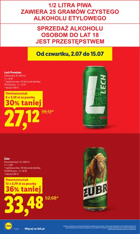 Lidl - gazetka promocyjna Oferta od poniedziałku od poniedziałku 06.07 do środy 08.07 - strona 20