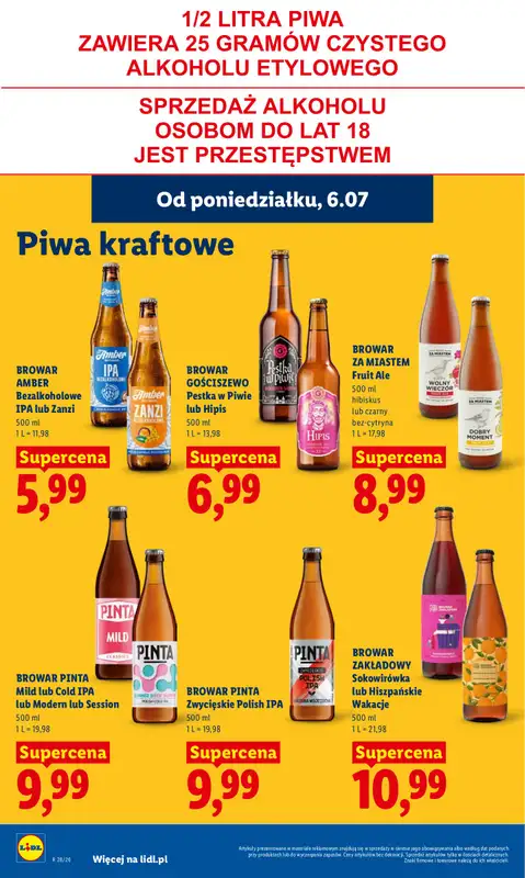 Lidl - gazetka promocyjna Oferta od poniedziałku od poniedziałku 06.07 do środy 08.07 - strona 76